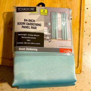 Brand New Pair of Room Darkening Curtains